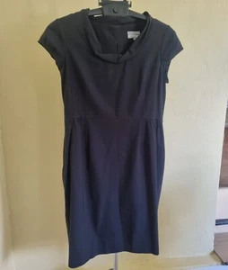 Veronika Maine Dress Womens 16 Black Work Corporate Business Pencil Sheath - Picture 1 of 14