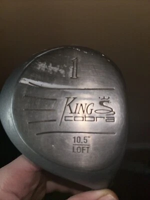 King Cobra 1 Wood Driver 10.5° Loft Reg Steel Shaft LH Orig Cobra Grip 44" - Image 1 of 4