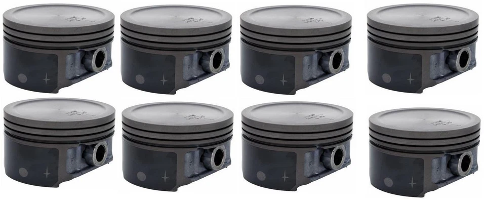 Юбка с покрытием Hypereutectic блюдо поршни комплект с булавками для Chevrolet 6.0L LQ4 LS2 - Изображение 1 из 2