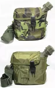 US American Army Style 2 Quart Qt Wasserflasche und Deckel - Bild 1 von 4