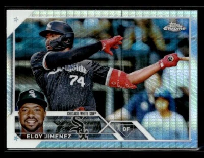 Eloy Jiménez 2023 Topps Chrome #34 Prism Refractor Chicago White Sox - Image 1 of 2