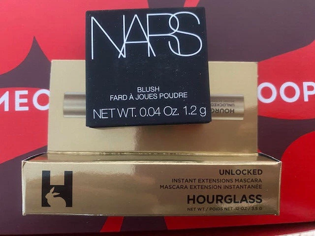 NARS blush shade Orga$im, Hourglass mascara Unlocked travel size bundle new - image 1 of 1