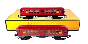 30-2448-3 MTH O-Gauge Metropolitan Red 2-Car Lo-V  Non-Powered Subway Set - Picture 1 of 9