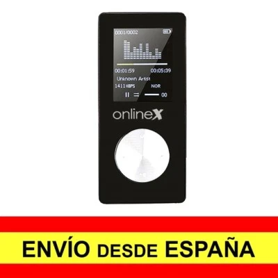 Reproductor MP4 Video Radio FM de 8GB Media Player Negro Entrega 48/72 Hrs a2956 - Imagen 1 de 4