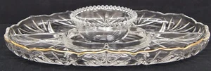 MIKASA Hampshire Gold SA 810/560 Chip & Dip 15" IN BOX GERMANY - Picture 1 of 5