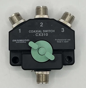 Antena Diamond para interruptor coaxial de alta resistencia de 3 posiciones CX-310 usada - Imagen 1 de 9