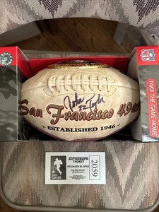 NFL Football signiert John Taylor San Francisco 49ers - Bild 1 von 11