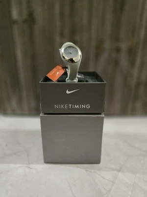 Rare Vintage Nike Swoosh Analog LTE Blue & Silver Triax Smooth Sports Watch - Image 1 of 4