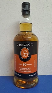 Springbank 10 Jahre 70cl, 46% abgefüllt am 24.07.. 2025 Campeltown Single Malt - Bild 1 von 3