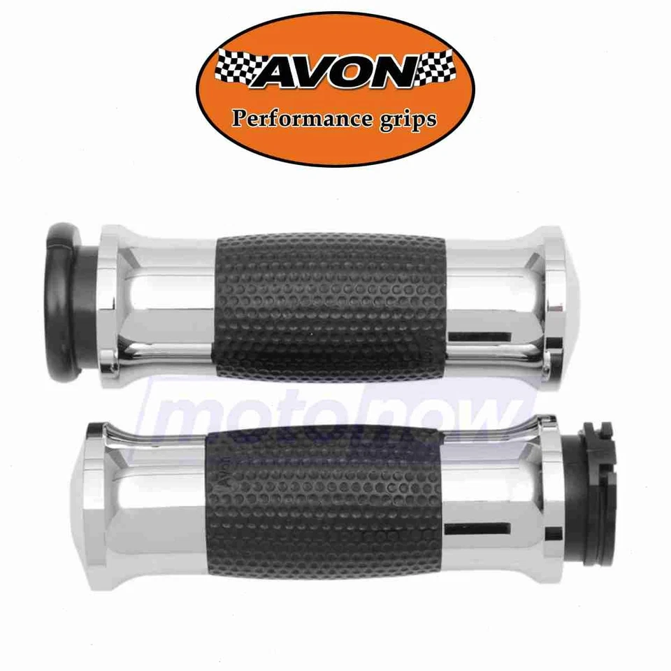 Avon Grips Air Gel Grips for 1996-2006 Harley Davidson FLHRI Road King - hw Foto 1 de 4