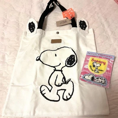 Collaboration CODELLO✖️SNOOPY Snoopy Tasche Stickerei Sticker - Bild 1 von 4