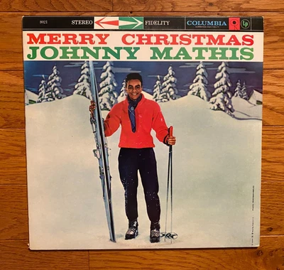 Johnny Mathis - Merry Christmas LP Columbia PC 8021 1985 Pressing  VG+ - Image 1 of 4