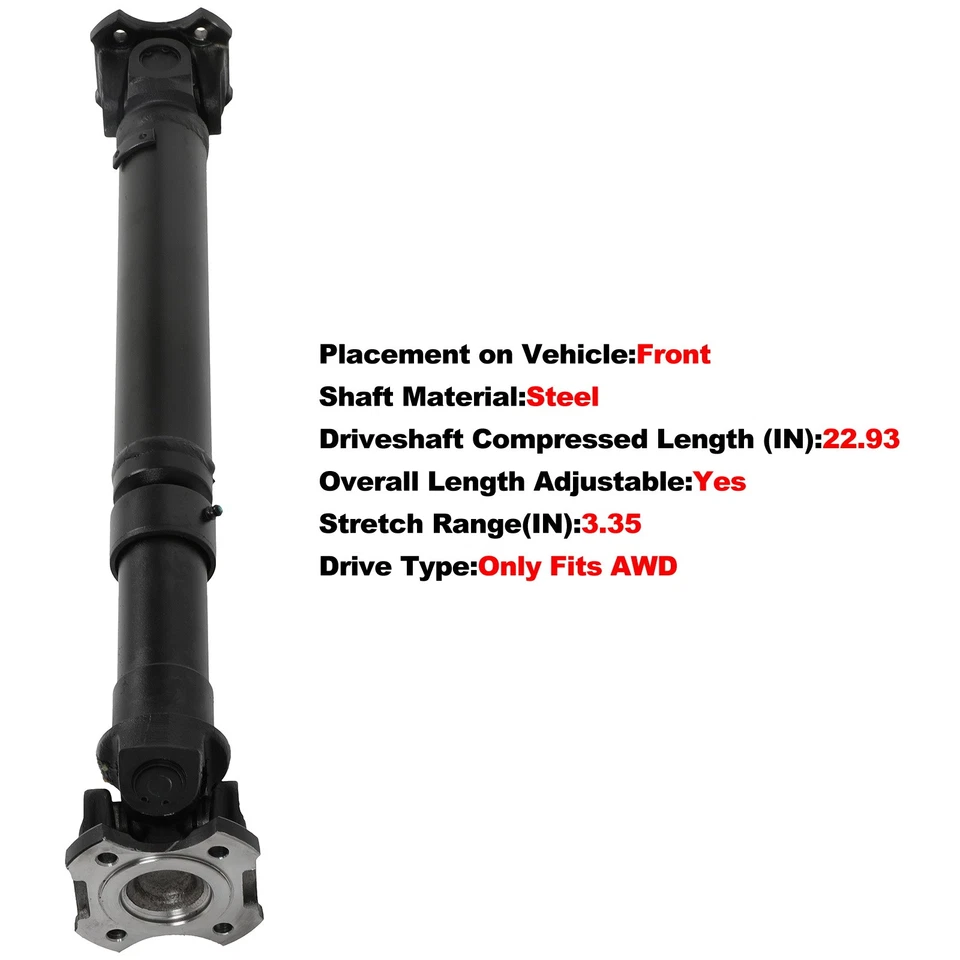 For Mercedes-Benz E350 W212 Drive Shaft AWD AT 2008-2009 A2114106306 2114106306 - Image 1 of 4