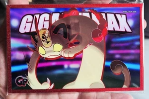 Meowth Pokemon Art Board Chinese Release - Picture 1 of 1