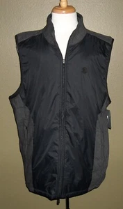 NWT G/Fore Men Full Zip Golf Logo Hybrid Vest Size XXL Color Onyx ( Grey/Black ) - Picture 1 of 18