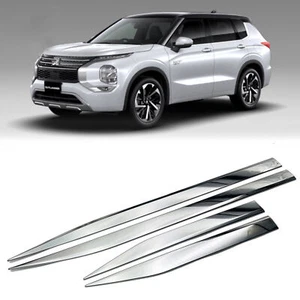 Protector de barra de moldura de puerta lateral 4 piezas para Mitsubishi Outlander 2022 23 - Imagen 1 de 7