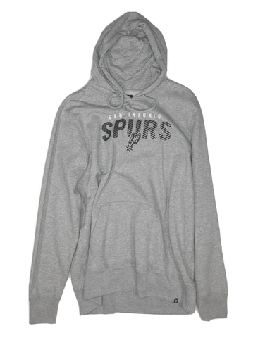 New San Antonio Spurs NBA '47 Brand Men's XL Pullover Sweatshirt Hoodie Gray Cover