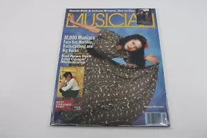 Musician Magazine 08/1989 #130 Natalie Merchant Bonnie Raitt Mellencamp senza etichetta - Foto 1 di 24