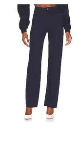 ~ 138 $ unverbindliche Preisempfehlung des Herstellers WeWoreWhat Damenjeans hoher Bund Größe 25 französisches Marineblau ~ - Bild 1 von 3