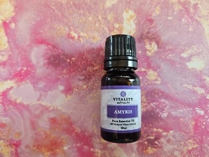 Vitality Extracts Amyris Pure Essential Oil All Natural Plant Extract 10ml - Picture 1 of 1