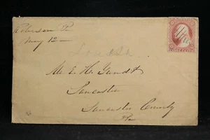 Pennsylvania: Robeson 1859 (circa) #26 Cover, Ms, DPO Berks Co - Picture 1 of 2