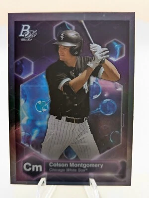 2022 Bowman Platinum Colson Montgomery Precious Elements insert #PE-4 White Sox - Image 1 of 2