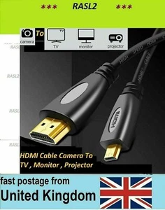 Kamera auf 4K HD TV Monitor Laptop HDMI Kabel für Fujifilm X-T4 X-T3 X-A10 X-T100 - Bild 1 von 6