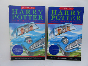 2 Vintage Harry Potter Chamber of Secrets Softcover Books J.K.Rowling 1st & 2nd