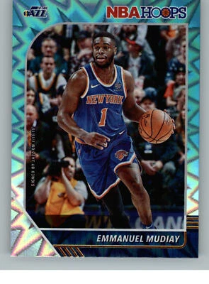 2019-20 Panini NBA Hoops Teal Explosion 124 Emanuel Mudiay - Image 1 of 2