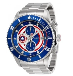 Invicta LIMITED EDITION Marvel Captain America Men Model 34622 - NEEDS BATTERY - Picture 1 of 2
