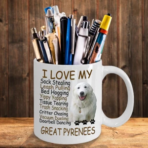 Great Pyrenees,Great Pyrenees Dog,Pyrenean Mountain Dog,Pyr,PMD,CoffeeMug,Cup - Picture 1 of 6