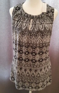 New York & Company Bluse schwarz/weiß - Small - Bild 1 von 2