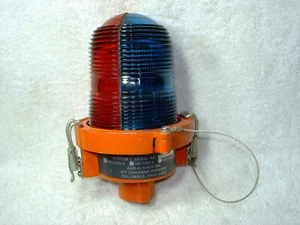 Heavy Duty Red & Blue Glass Obstruction Light Airport Equipment L-810 - Picture 1 of 8
