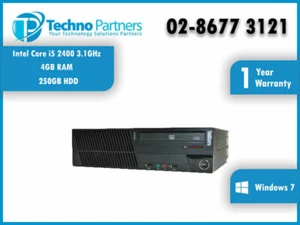 Lenovo ThinkCenter M91P 4518 SFF Desktop Computer i5-2400 3.1G 4G 250G Win 7 Pro - Picture 1 of 3
