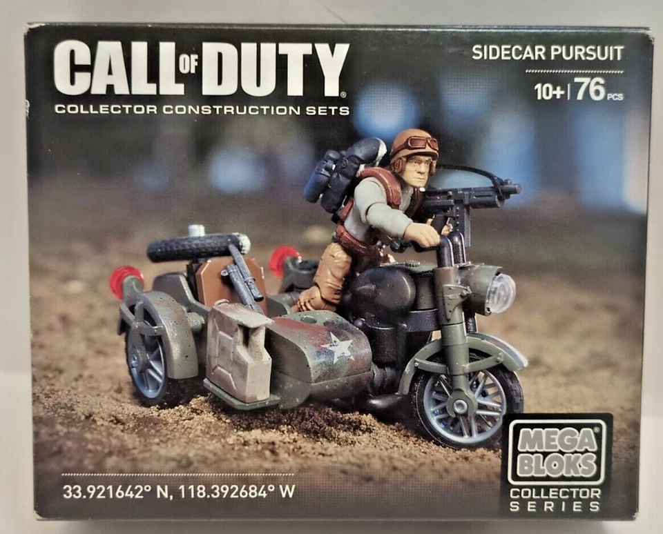 Call of Duty Mega Bloks Sidecar Pursuit Cng94 38163 76pcs