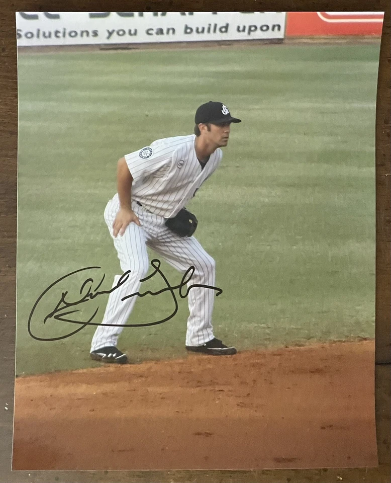Nick Franklin signed 8x10 Jackson Generals color photo- Seattle Mariners - Image 1 of 1