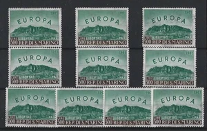 EU - EUROPA C.E.P.T. - 1961 SAN MARINO 10 sets MNH - Picture 1 of 1