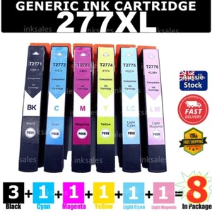 8x 277XL 277 Generic Ink Cartridge For Epson XP-850 XP-860 XP950 XP-960 XP-970 - Picture 1 of 7