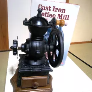 Macina caffè, Kalita, tipo manuale, ghisa, antico, vintage, con scatola, - Foto 1 di 20