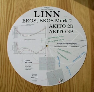 Protrattore allineamento cartucce per bracci tonici Linn Ekos & Akito 2B/3B - Foto 1 di 8