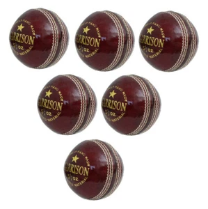 CW Garrison Calidad Premium 4 Piezas Bola Cuero Duro Cosida a Mano 6 Bolas Caja - Imagen 1 de 4