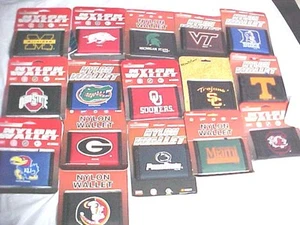 NCAA NYLON TRIFOLD WALLET NEW WITH TAG      FREE SHIPPING - Picture 1 of 19