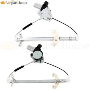 Rear Left Right Power Window Regulator For 03-07 Honda Accord With Motor 748045 - Picture 1 of 5