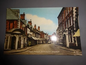High Street Downham Market Vintage Postcard - M & L National Series - Picture 1 of 2