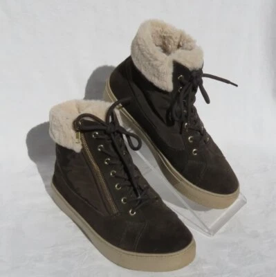 $130 COUGAR США женщин 9 40 коричневый DUBLIN водонепроницаемый замши искусственного меха ботильоны - Изображение 1 из 4