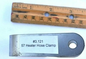 1957 57 Chevrolet Chevy GM Heater Hose Firewall Inner Fender Bracket Clip Clamp - Bild 1 von 2