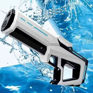 PISTOLA AD ACQUA ELETTRICA AUTOMATICA, PISTOLA D'ACQUA, PISCINA 15M DI GITTATA - Foto 1 di 6