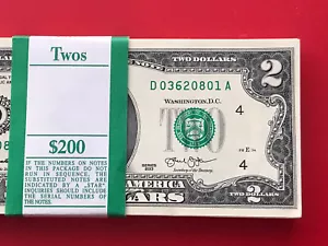 2013 $2 TWO DOLLAR NOTE ( Cleveland) ,UNCIRCULATED - Picture 1 of 3