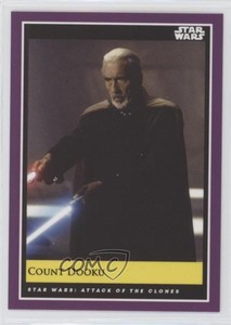 2018 Topps Star Wars Galactic Moments: Countdown to Episode IX Count Dooku 7k6