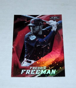 2017 Topps Fire Flame 6 Freddie Freeman  Braves $.99 Shipping